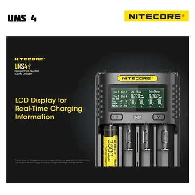 Nitecore UMS4 LCD Display
