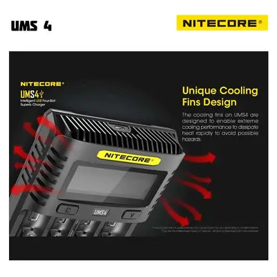 Nitecore UMS4 Cooling