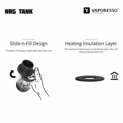 Vaporesso NRG Tank Info