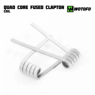 Wotofo Prebuilt Wire Quad Core Fused Clapton Coil 012