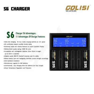 Golisi S6 Charger Info