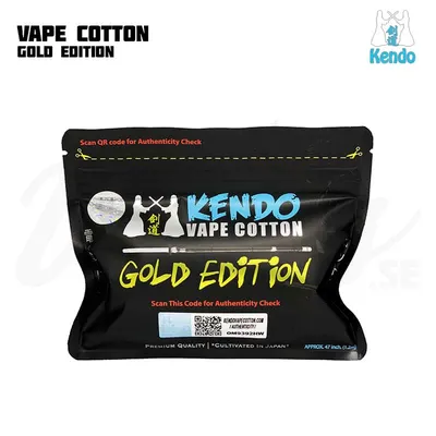 Kendo Vape Cotton Gold Edition