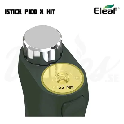 Eleaf iStick Pico X Kit Max diameter