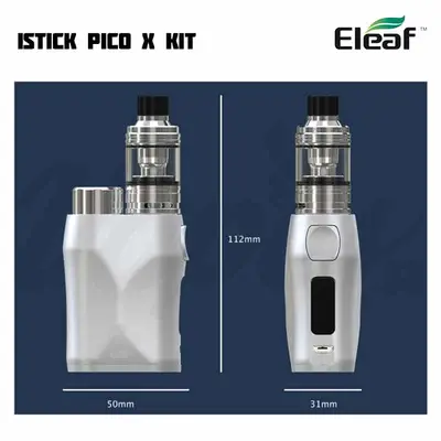 Eleaf iStick Pico X Kit Measurements