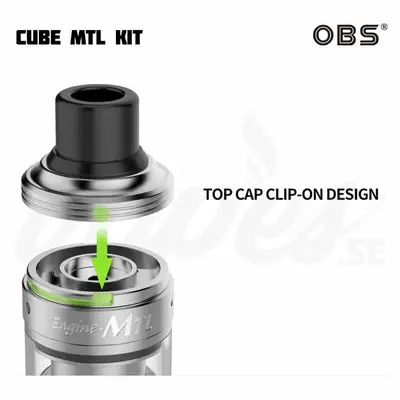 OBS MTL Mod & Engine MTL RTA Kit Top Cap