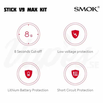 SMOK Stick V9 Max Kit Protection