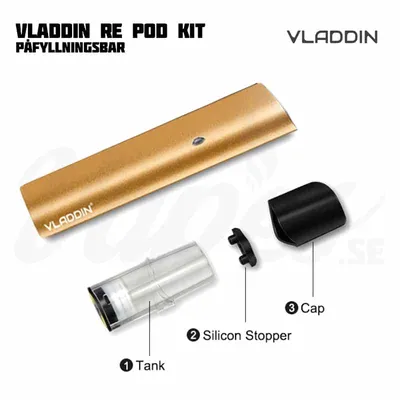 VLADDIN RE Pod Kit (350 mAh, 1,5 ml, Podsystem)