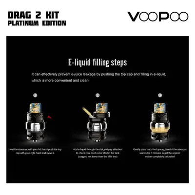 VOOPOO Drag 2 Kit Platinum Edition E-juice