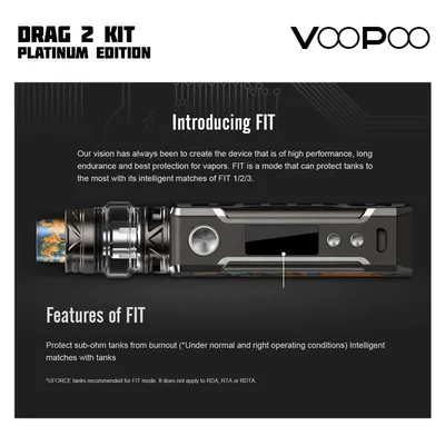 VOOPOO Drag 2 Kit Platinum Edition FIT