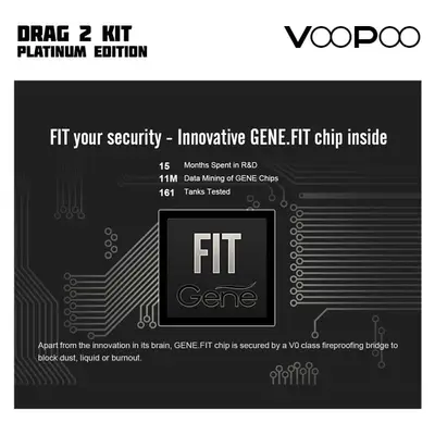 VOOPOO Drag 2 Kit Platinum Edition FIT Gene Cip