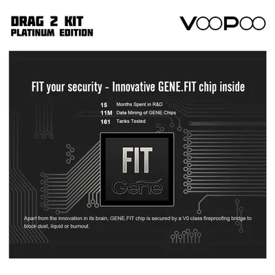 VOOPOO Drag 2 Kit Platinum Edition FIT Gene Cip