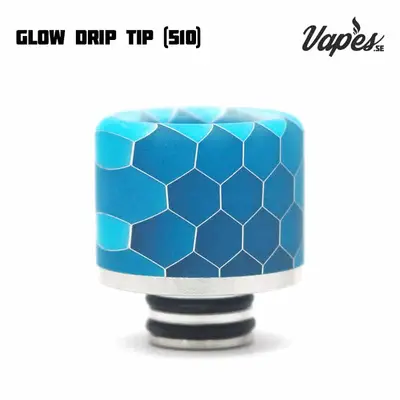 Blue Glow Driptip 510