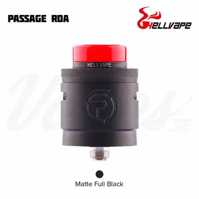 Hellvape Passage RDA Matte Full Black