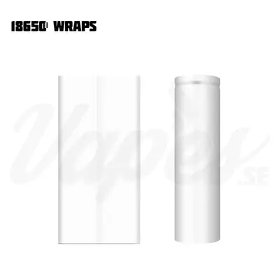 Wraps till 18650-batterier (Enfärgade, Styckvis)