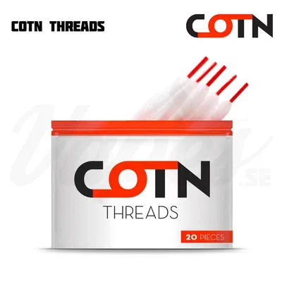 COTN Threads (3 mm, 20-pack, Bomull) - Utgått