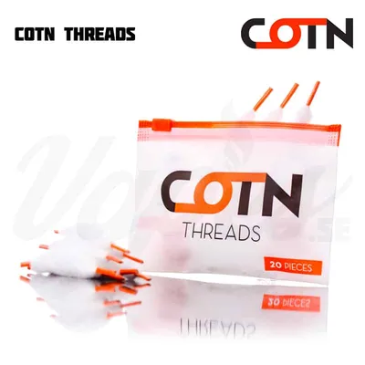 COTN Threads (3 mm, 20-pack, Bomull) - Utgått