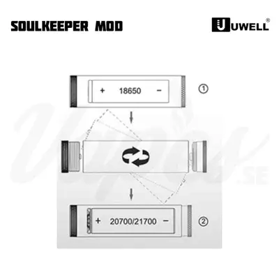 Uwell Soulkeeper Mod Batteries