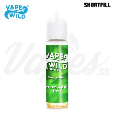 Vape Wild - Green Apple Envy (50 ml, Shortfill) -  Utgått