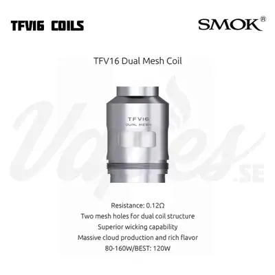 SMOK TFV16 Dual Mesh Coil