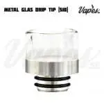 Metal Glas Driptip Silver