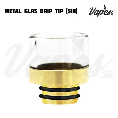 Metal Glas Driptip Gold
