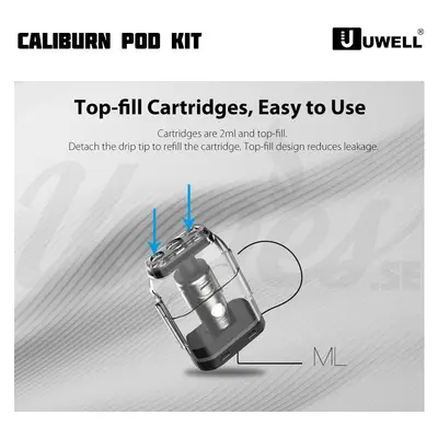 Uwell Caliburn Top fill