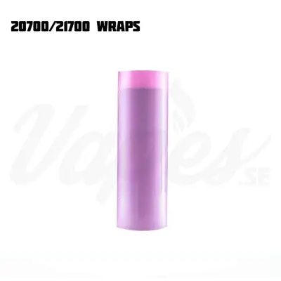 Wraps till 20700/21700-batterier (Enfärgade, Styckvis)