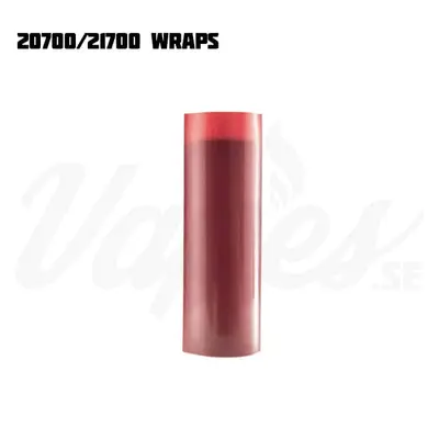 Wraps till 20700/21700-batterier (Enfärgade, Styckvis)