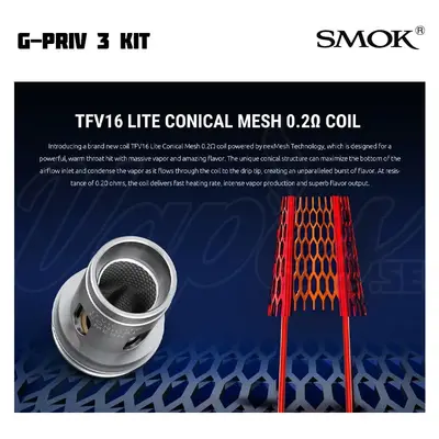 SMOK G-PRIV 3 Kit (230 W, 5 ml)