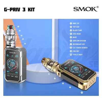 SMOK G-PRIV 3 Kit (230 W, 5 ml)