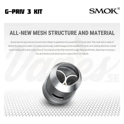 SMOK G-PRIV 3 Kit (230 W, 5 ml)