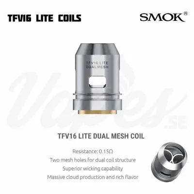 Smok TFV16 Lite Coil Dual Mesh