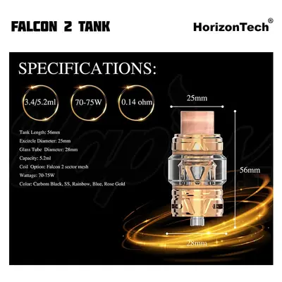 Horizontech Falcon 2 Specifications