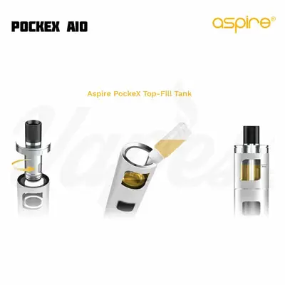 Aspire Pockex topfill