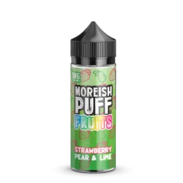 Moreish Puff Fruits - Strawberry Pear & Lime (100 ml, Shortfill)