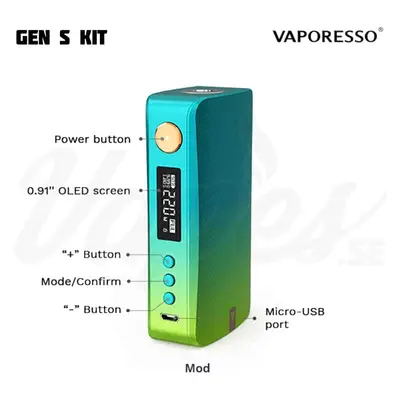 Vaporesso Gen S Mod Overview