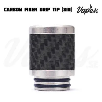 Carbon Fiber Drip tip 810 Black