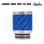Carbon Fiber Drip tip 810 Blue