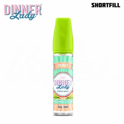 Dinner Lady Peach Mint Iced Tea Shortfill