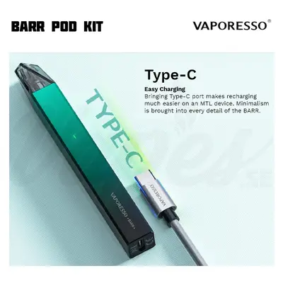 Vaporesso BARR Pod Kit Charging