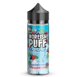 Moreish Puff Menthol - Blueberry and Raspberry (100 ml, Shortfill)
