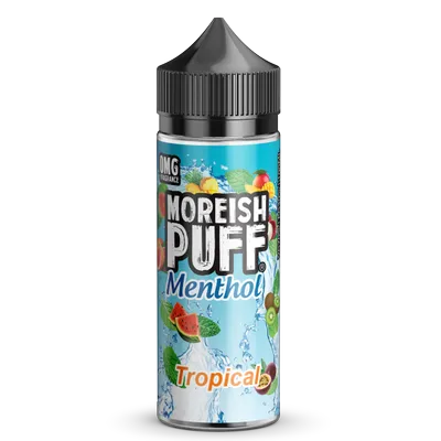 Moreish Puff Menthol – Tropical (100 ml, Shortfill)