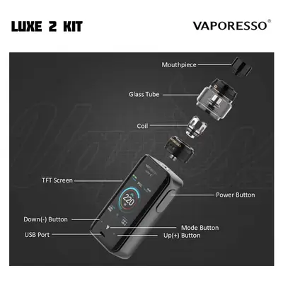 Vaporesso Luxe 2 Kit Overview