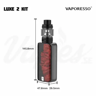 Vaporesso Luxe 2 Kit Size