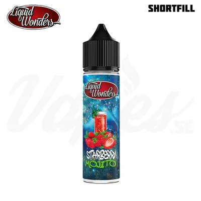 Liquid Wonders Shortfill E Juice Vape Starberry Mojito