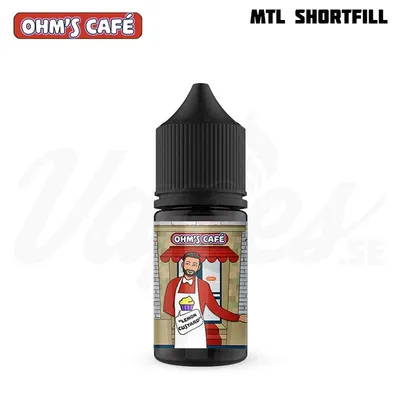 Ohms Cafe lemon custard mtl shortfill