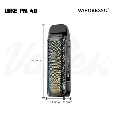 Vaporesso Luxe PM 40 Size
