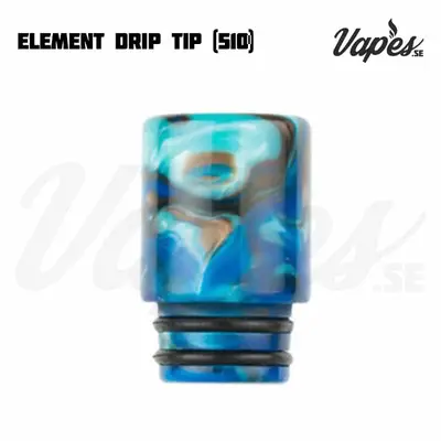 Element Resin Drip Tip (510) Blue Ocean