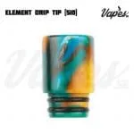 Element Resin Drip Tip (510) Earth Green