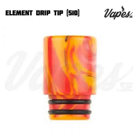 Element Resin Drip Tip (510) Lava Light